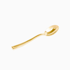 Colheres Ouro Metálico 13cm